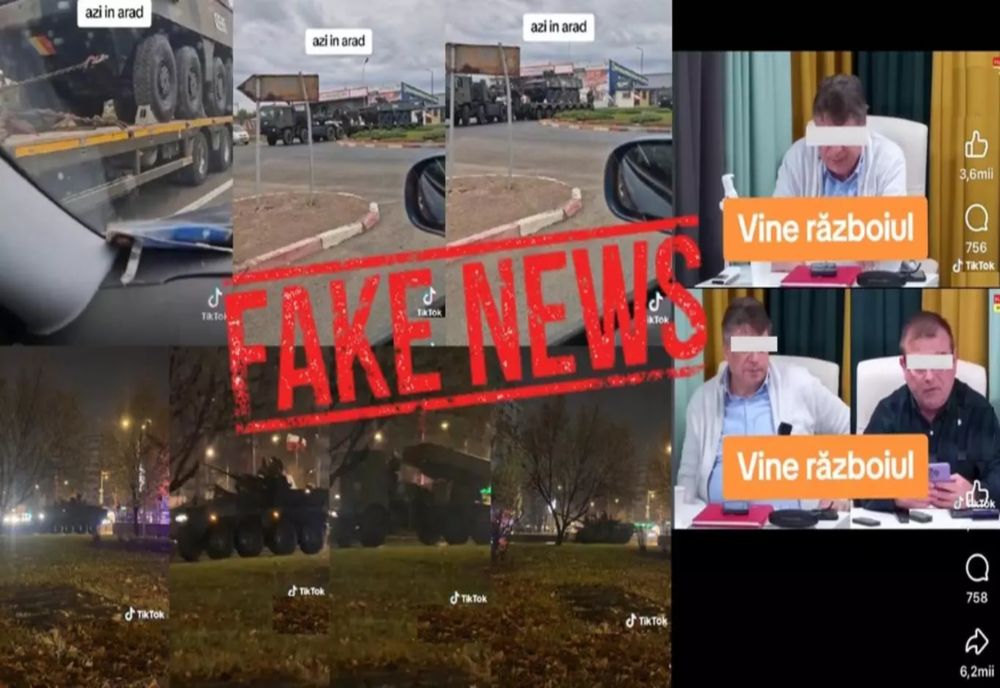 MApN TRAGE UN NOU SEMNAL DE ALARMĂ. VAL DE TENTATIVE DE DEZINFORMARE, ÎN MEDIUL ONLINE, ÎN SPECIAL PE PLATFORMA TIKTOK